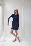 Zoe Dress in Navy