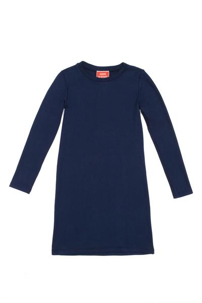 Zoe Dress in Navy
